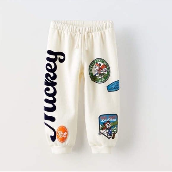 Zara Baby Toddler Mickey Mouse Disney Flocked Set - Picture 5 of 8